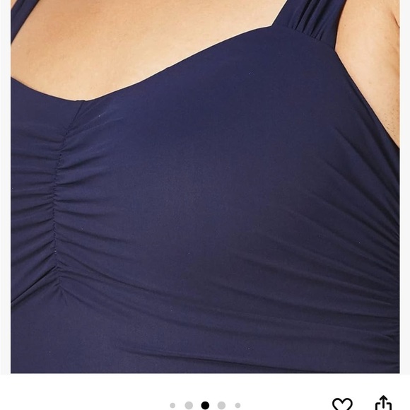 Profile by Gottex Women’s Sweetheart Cup Sized Tankinj Top Swimsuit Size 40F - Picture 2 of 9